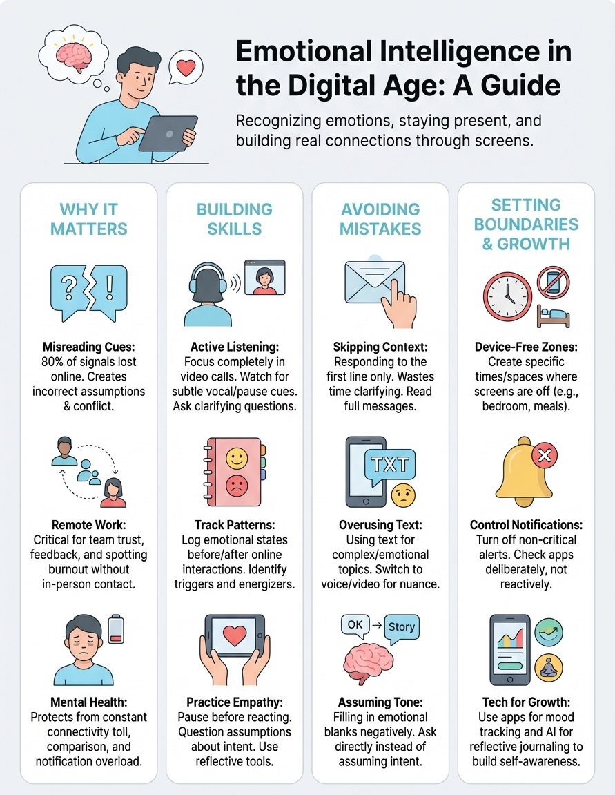 emotional intelligence in the digital age infographic