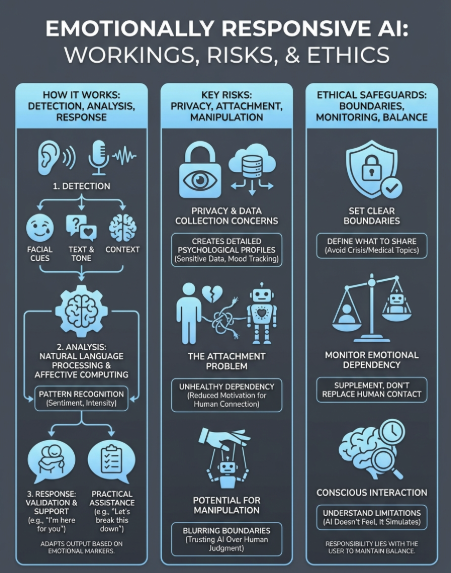 emotionally responsive ai infographic