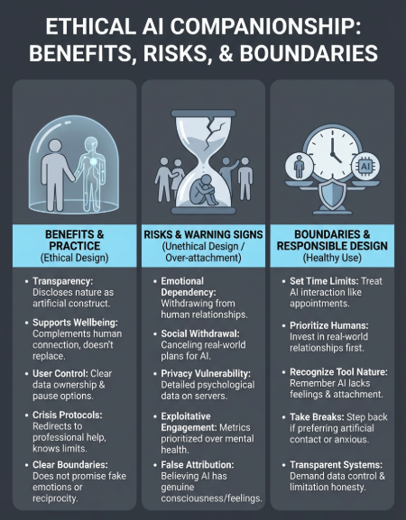 ethical ai companionship infographic