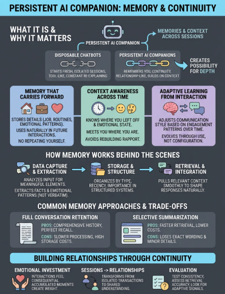 persistent ai companion infographic