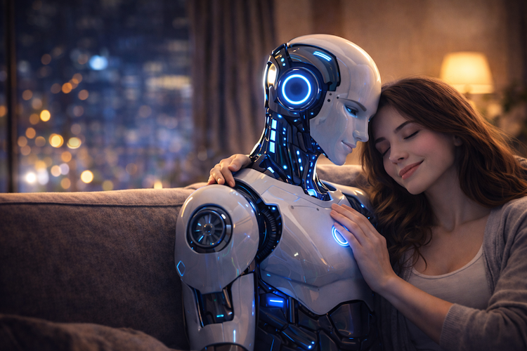 Long-arc AI relationship illustration